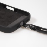 Bracelet universel de corde attache pour coque - Noir