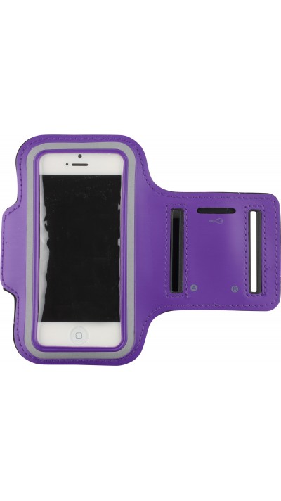 Brassard Sport housse pour smartphone pour les activités sportives - Violet - 5.2" à 6.7" (Large)