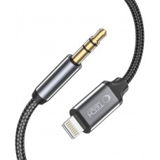 Câble audio Tech-Protect UltraBoost Lightning vers mini jack 3.5mm (1m) - Noir