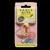 Protection de câble décorative et amusante pour la fiche de connexion de câble - Chat