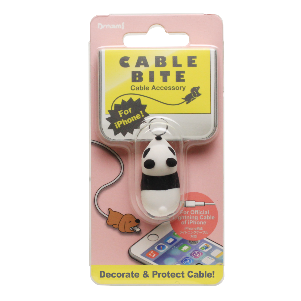 Protection de câble décorative et amusante pour la fiche de connexion de câble - Panda