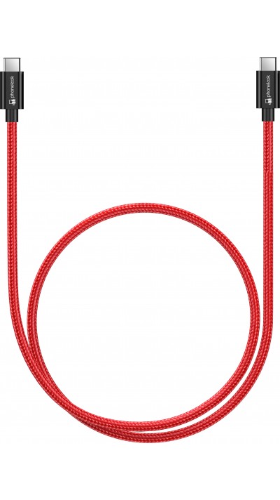 Câble chargeur (50cm) USB-C vers USB-C - Nylon PhoneLook