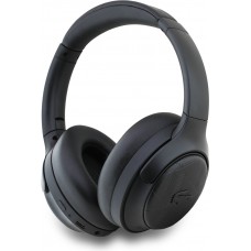 Casque Bluetooth Lacoste Monogramme ANC 50h d'autonomie assistant vocal recharge rapide et réduction du bruit  - Noir