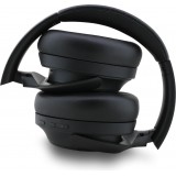 Casque Bluetooth Lacoste Monogramme ANC 50h d'autonomie assistant vocal recharge rapide et réduction du bruit  - Noir
