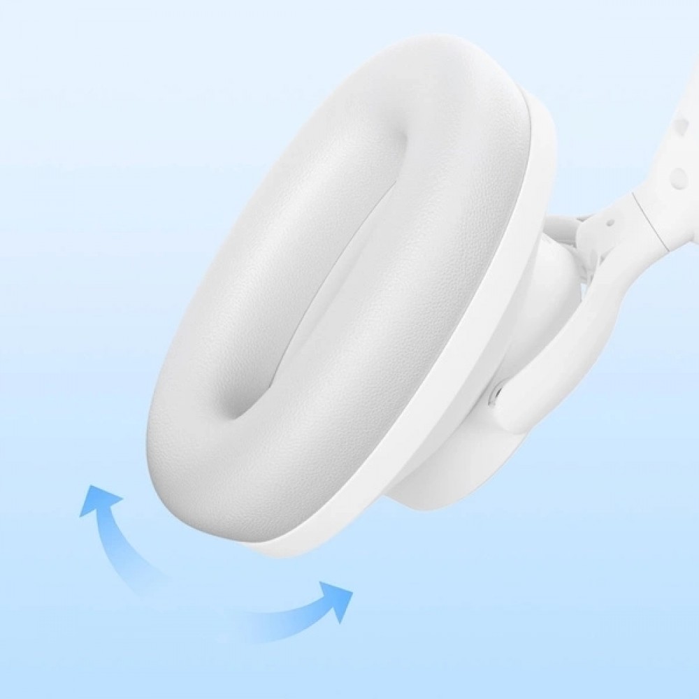 Casque sans fil Bluetooth Tronsmart SOUNFII Q20S Hybrid ANC avec réduction de bruit active - Blanc