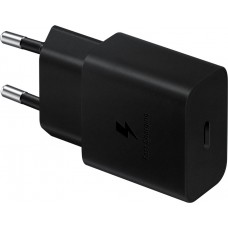 Chargeur adaptateur mural Samsung EP-T1510NBEGEU USB-C 15W PD AFC charge rapide et conception compacte - Noir