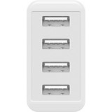 Chargeur multiport Goobay 30W 4 ports USB-A - Blanc