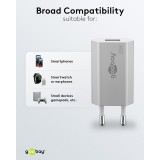 Goobay USB-A Ladeger&auml;t 5W Kompaktes Wandladeger&auml;t USB - Schwarz