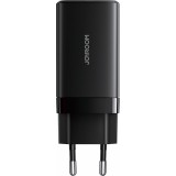 Chargeur mural Joyroom JR-TG10 65W GaN charge rapide 2x USB-C + USB-A avec c&acirc;ble USB-C 100W 1.2m - Noir