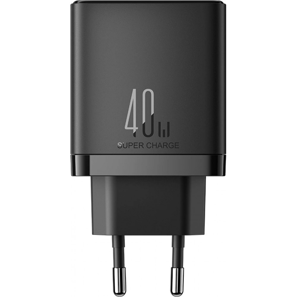 Chargeur rapide double USB-C (2x) 40W Joyroom JR-TCF09 - Noir