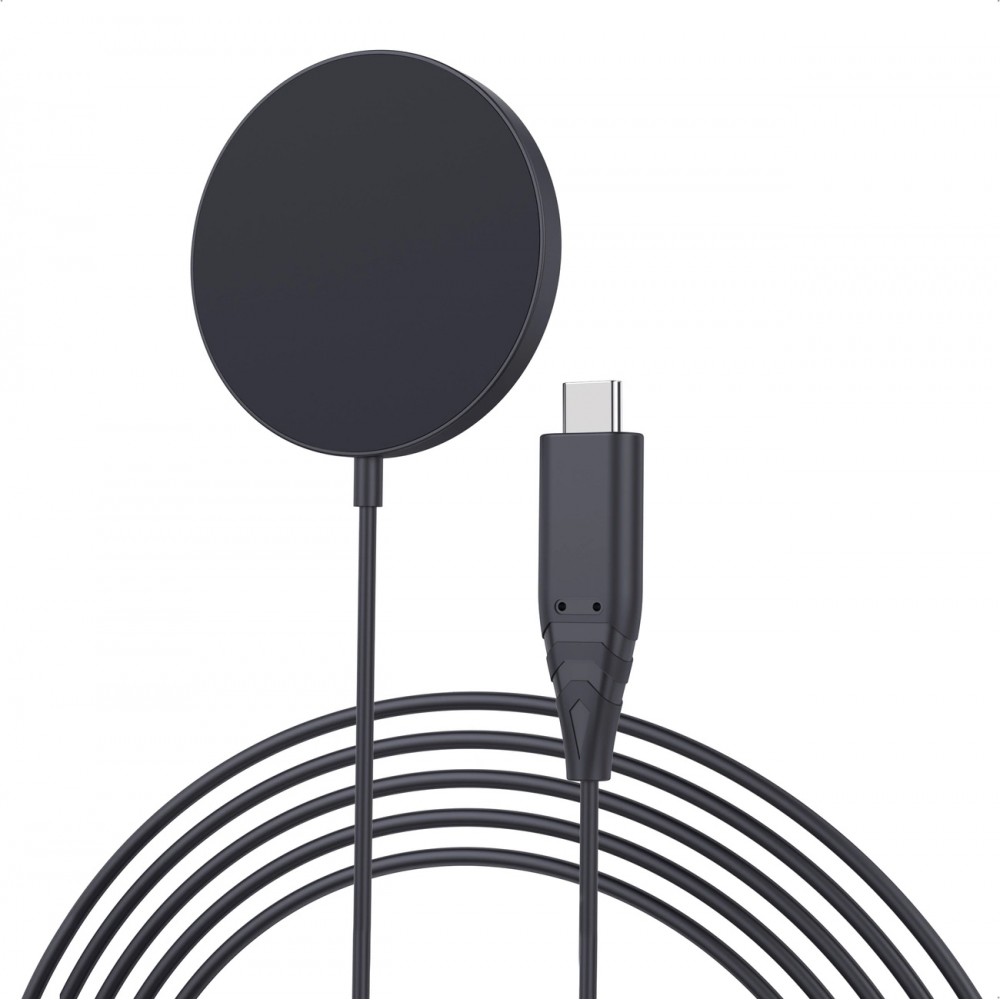Chargeur sans fil magnétique Choetech 15W MagSafe compatible iPhone - Noir