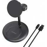 Choetech T585-F - Station de charge sans fil 3 en 1 magnétique pour iPhone / AirPods Pro / Apple Watch - Noir