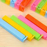 Lebensmittelverschlussclips f&uuml;r flexible Silikont&uuml;ten (10er Set) - Mehrfarbig