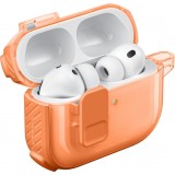 Coque AirPods 3 - AmazingThing Titan Pro Guardian Case protection innovant - Orange