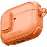 Coque AirPods 3 - AmazingThing Titan Pro Guardian Case protection innovant - Orange