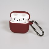 AirPods 4 Case H&uuml;lle - Bunte Silikon Schutzh&uuml;lle weich und stylisch - Bordeaux