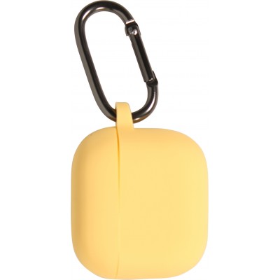 Coque AirPods 4 - Colorée en silicone protection souple et stylée - Jaune