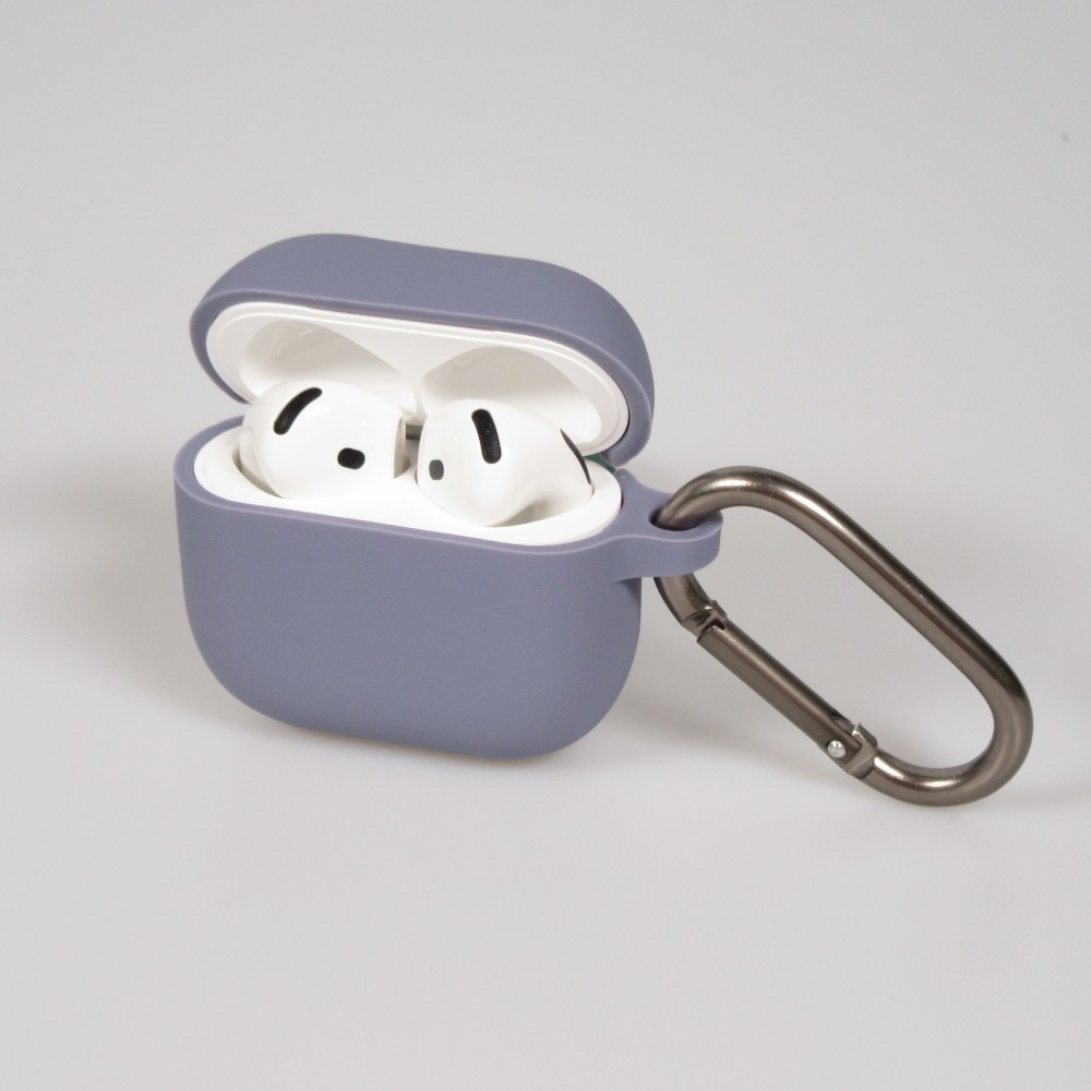 Coque AirPods 4 - Colorée en silicone protection souple et stylée - Violet