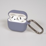 Coque AirPods 4 - Colorée en silicone protection souple et stylée - Violet