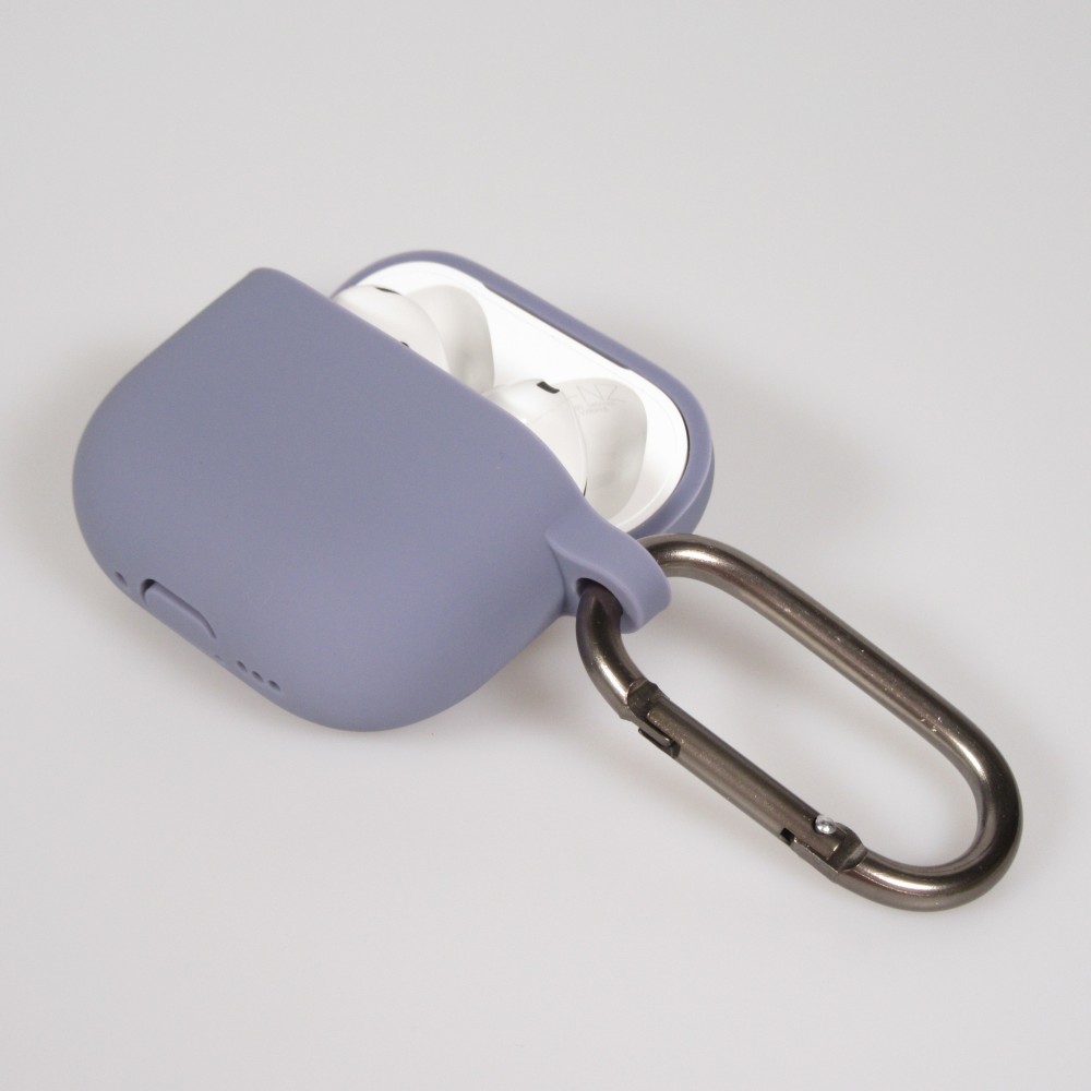 Coque AirPods 4 - Colorée en silicone protection souple et stylée - Violet