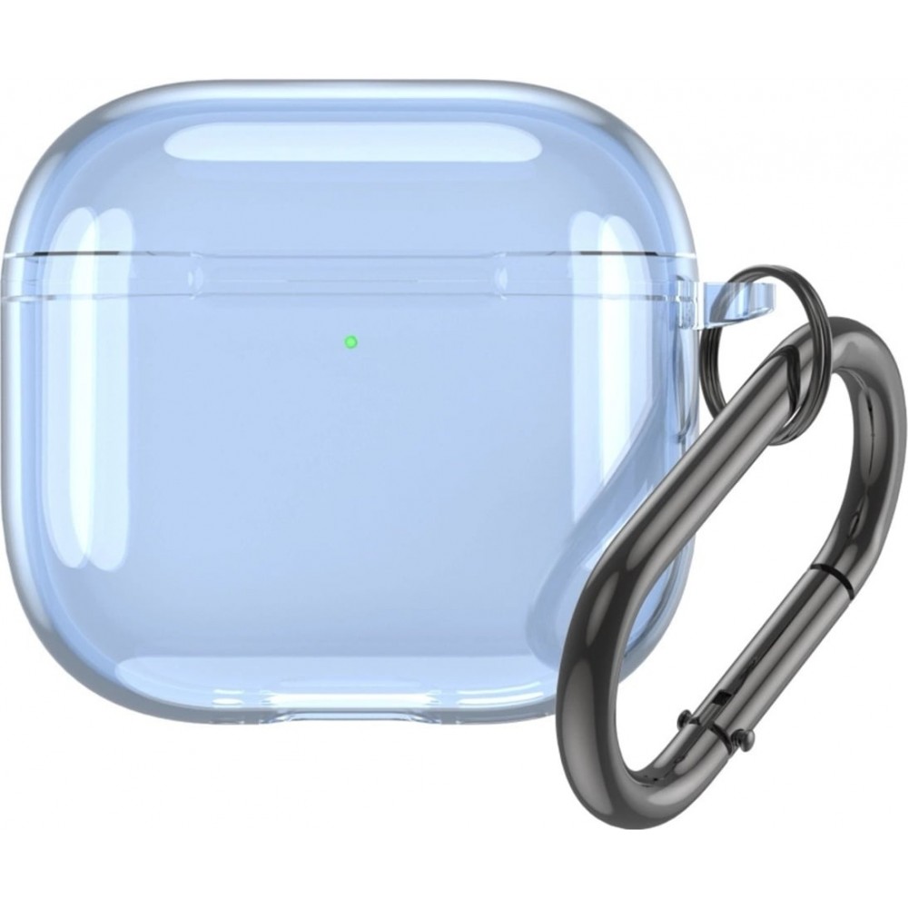 AirPods 4 Case Hülle - Transparente TPU Silikon - Blau