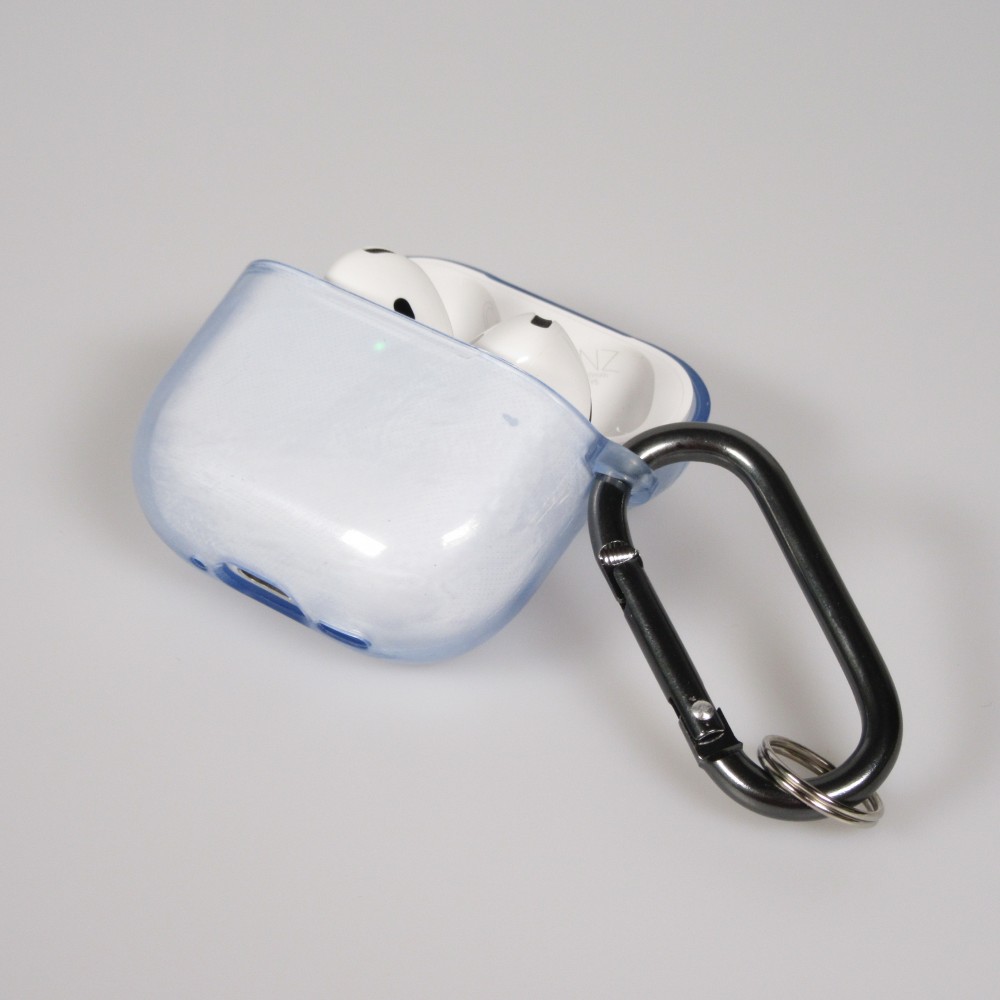AirPods 4 Case Hülle - Transparente TPU Silikon - Blau
