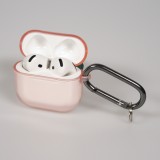 AirPods 4 Case Hülle - Transparentes TPU-Silikon - Rosa