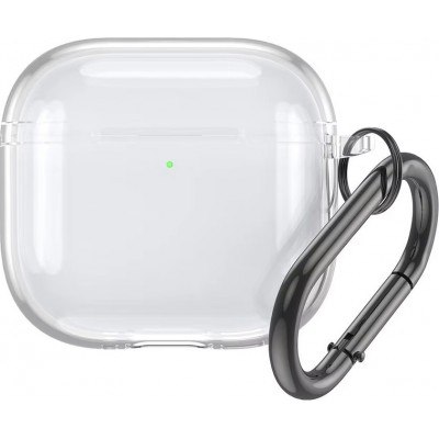 Coque AirPods 4 - Silicone TPU transparent - Transparent