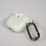 Coque AirPods 4 - Silicone TPU transparent - Vert