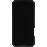 Coque iPhone 16 Pro Max - Armor avec protection des coins en silicone et anneau de soutien - Noir