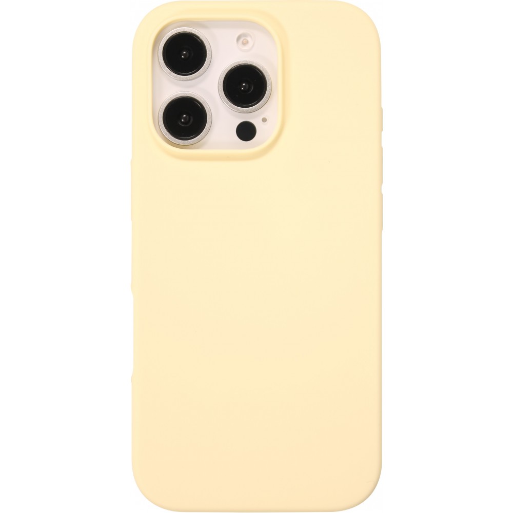 Coque iPhone 16 Pro Max - Soft Touch - Jaune