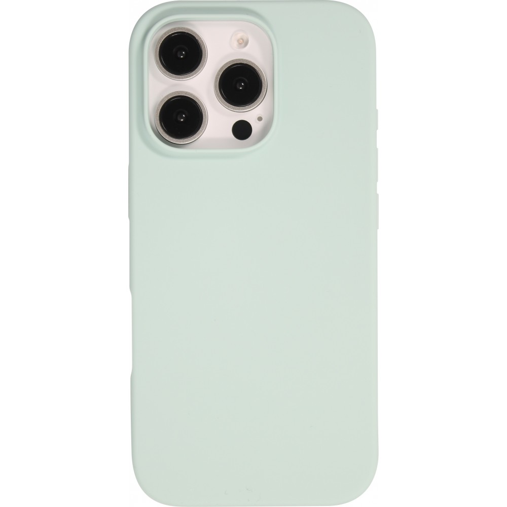 Coque iPhone 16 Pro Max - Soft Touch -  Vert d'eau
