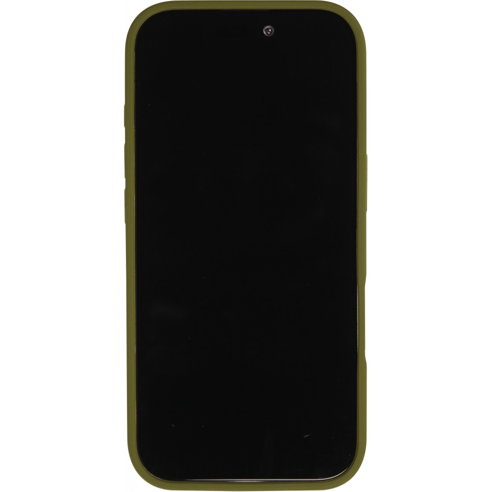 Coque iPhone 16 Pro Max - Soft Touch - Vert militaire