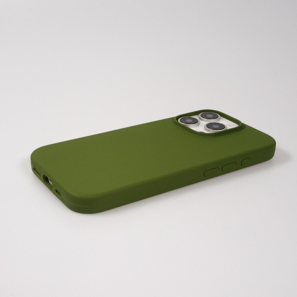 Coque iPhone 16 Pro Max - Soft Touch - Vert militaire