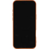 Coque iPhone 16 Pro - Silicone MagSafe Souple Halo Light - Brun