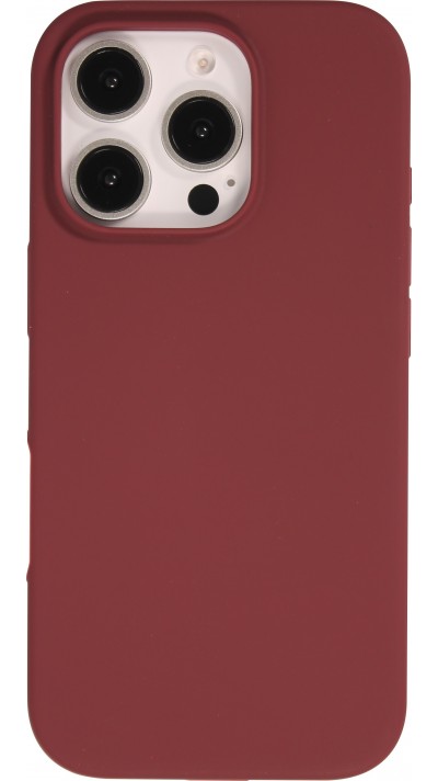 iPhone 16 Pro Case Hülle - Soft Touch - Bordeaux