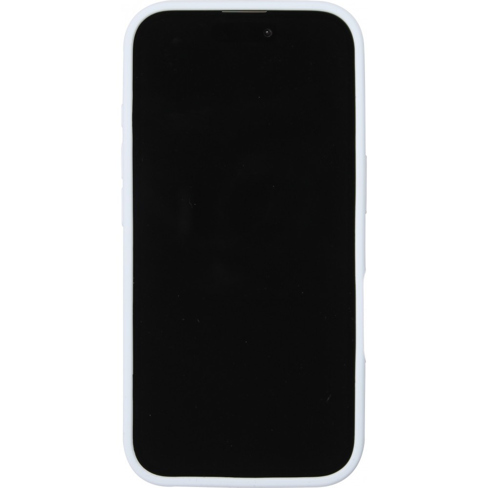 Coque iPhone 16 - Soft Touch - Bleu clair