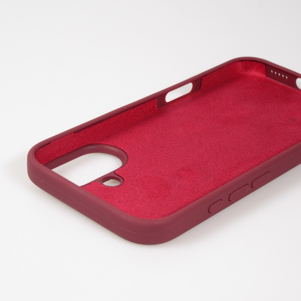Coque iPhone 16 - Soft Touch - Bordeaux