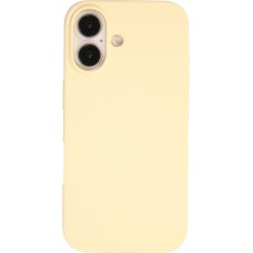 Coque iPhone 16 - Soft Touch - Jaune
