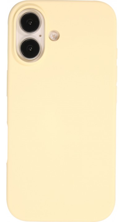 Coque iPhone 16 - Soft Touch - Jaune