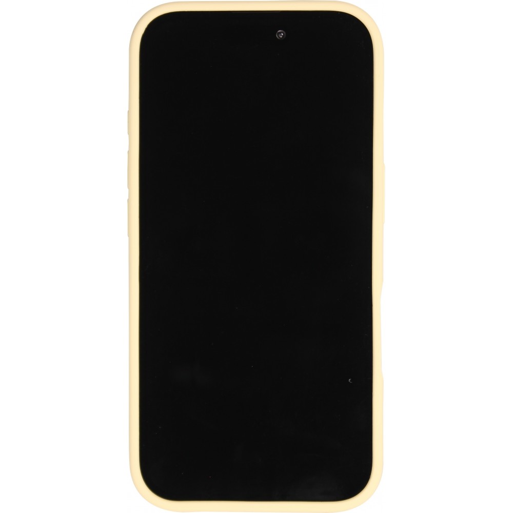 Coque iPhone 16 - Soft Touch - Jaune