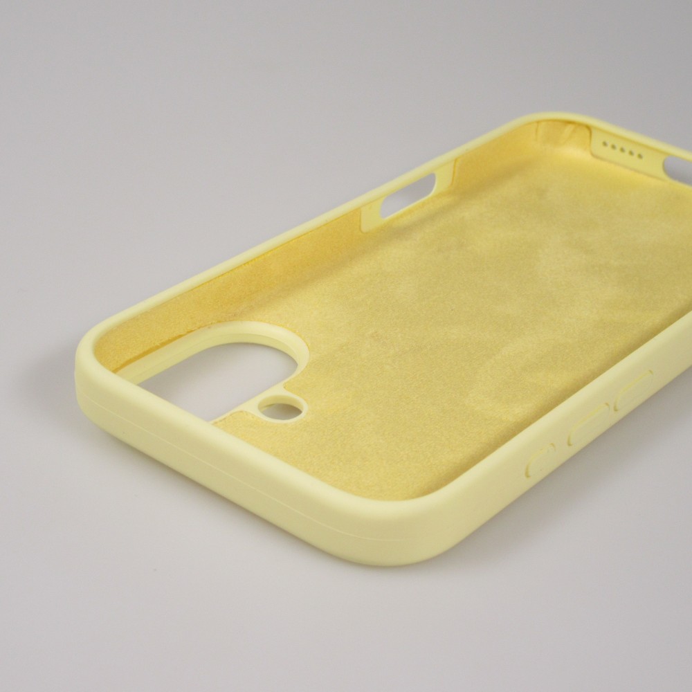 Coque iPhone 16 - Soft Touch - Jaune