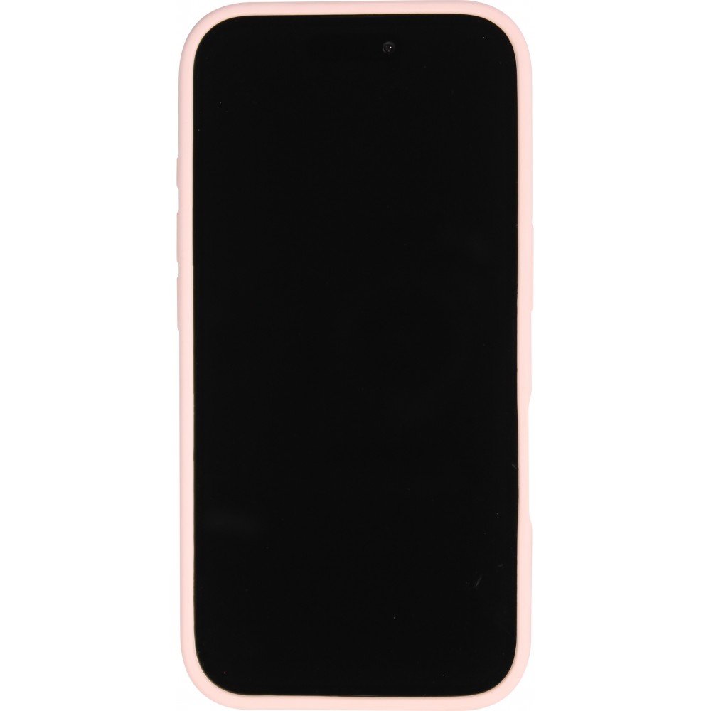 Coque iPhone 16 - Soft Touch - Rose clair