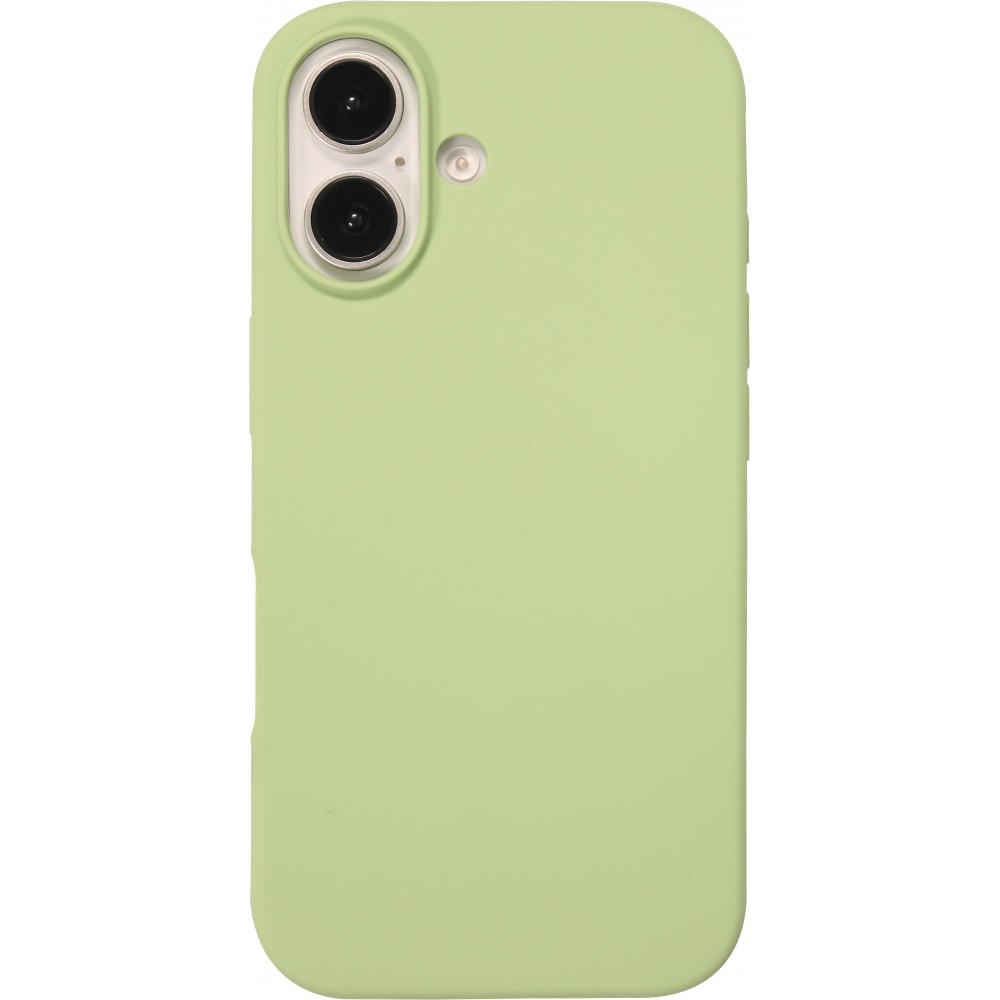 Coque iPhone 16 - Soft Touch - Vert clair