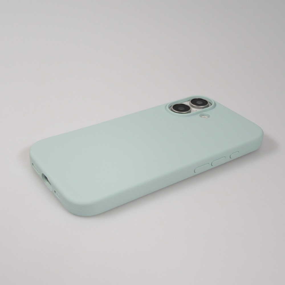 Coque iPhone 16 - Soft Touch -  Vert d'eau