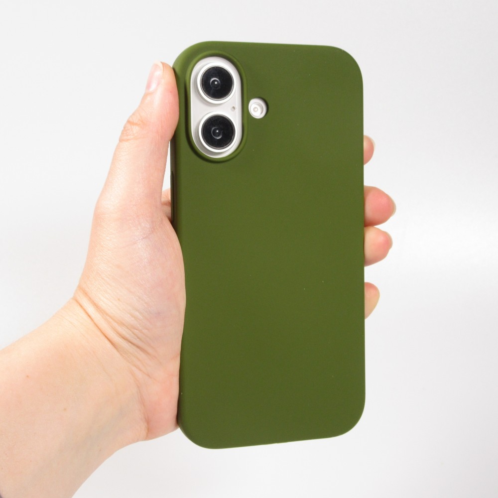 iPhone 16 Case Hülle - Soft Touch - Militärgrün