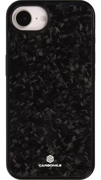 Coque iPhone 17e / 16e - Carbomile carbone forgé (compatible MagSafe)