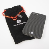 Coque iPhone 16e - Carbomile case de protection en fibre de carbone aramide véritable - Noir