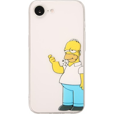 iPhone 16e Case Hülle - Gummi cartoon Homer Simpson