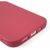 Hülle iPhone 16e - Gummi Herz - Rot